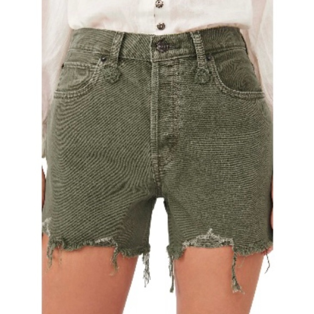 Free People We the Free Makai Ripped Cutoff Denim Shorts